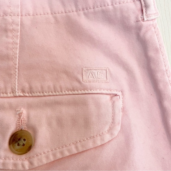 American Eagle Mens 30 Next Level Flex Chino Shorts Light Pink Preppy Classic - Picture 5 of 9
